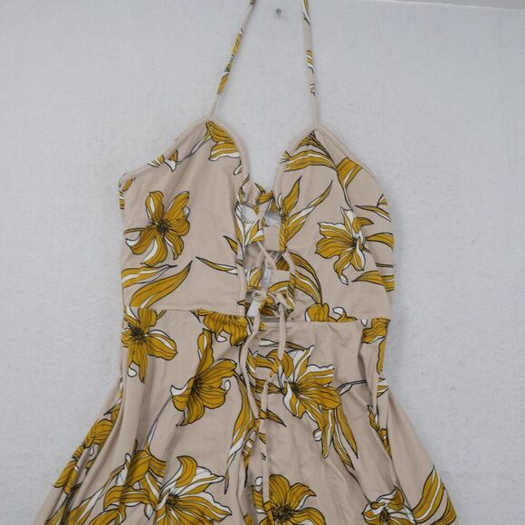 NEW Rachel Pally Striped Lily Harriet Women's Large Maxi Dress Lace Up Bust - Picture 3 of 8